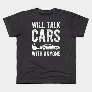 Will Talk Cars With Anyone - 8 Kids T-Shirt